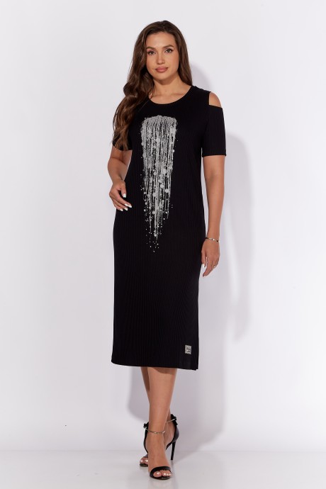 Платье ТAиЕР 1206-1 черный размер 46-50 #1