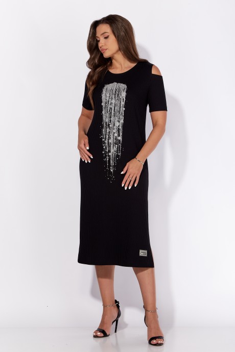 Платье ТAиЕР 1206-1 черный размер 46-50 #3