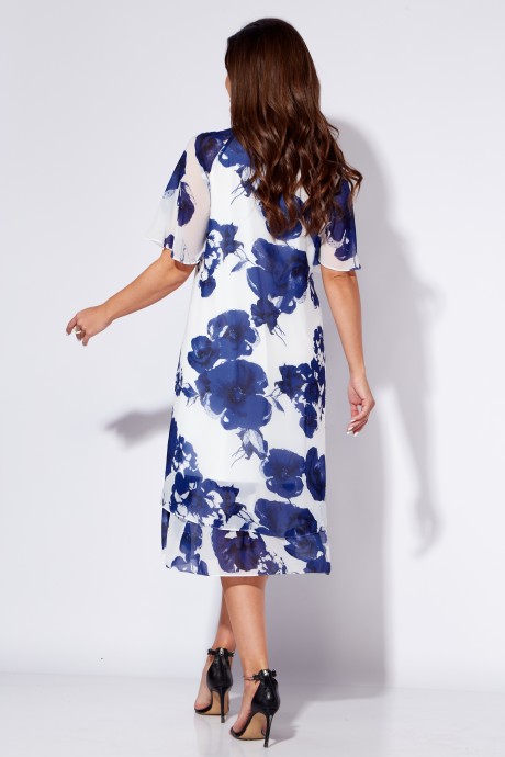 Платье ТAиЕР 1212 синий размер 52-62 #5