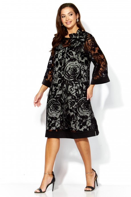 Платье ТAиЕР 1390 черный размер 48-58 #3