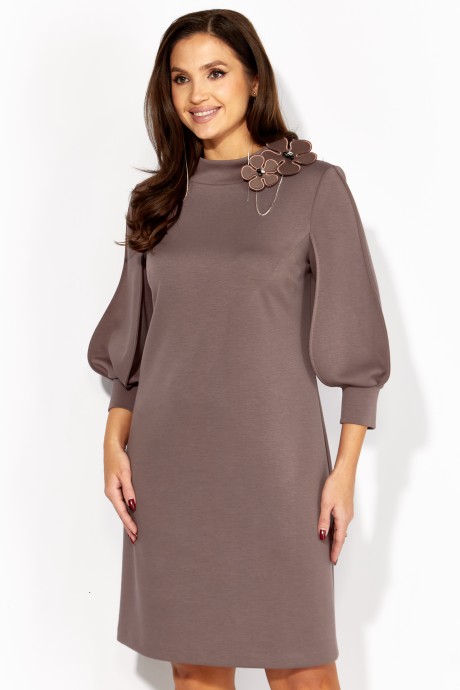 Платье ТAиЕР 1313 капучино размер 48-52 #4