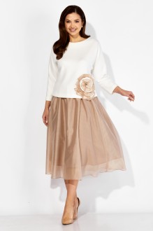 Костюм/комплект ТAиЕР 1405 двойка молочный, бежевый