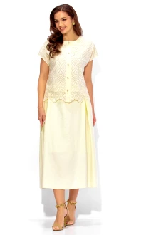 Юбочный костюм ТAиЕР 1441 двойка желтый