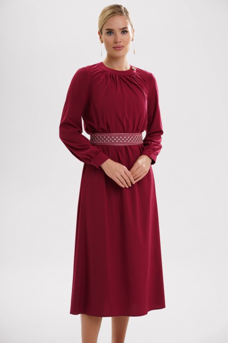 Платье ЮРС 21-702 -3 красный размер 44-50 #1