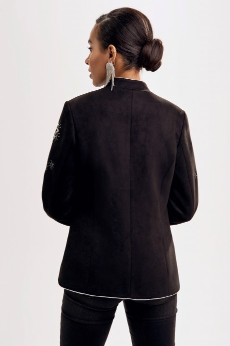 Жакет (пиджак) ЮРС 22-726-1 черный размер 44-54 #7