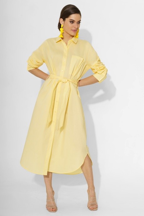 Платье ЮРС 22-988 -2 желтый размер 44-54 #1