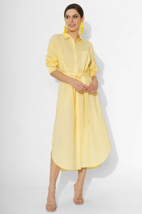 Платье ЮРС 22-988 -2 желтый размер 44-54 #2