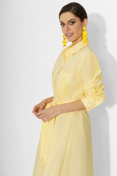 Платье ЮРС 22-988 -2 желтый размер 44-54 #3