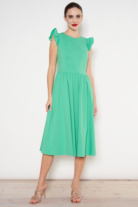 Платье ЮРС 23-126-3 зеленый размер 42 #3