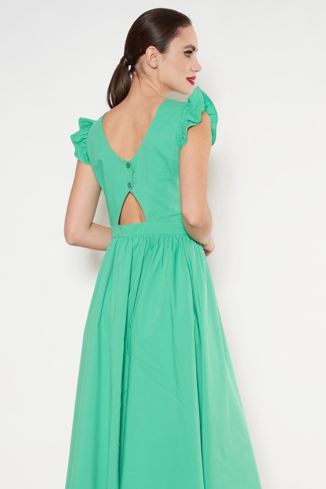 Платье ЮРС 23-126-3 зеленый размер 42 #5