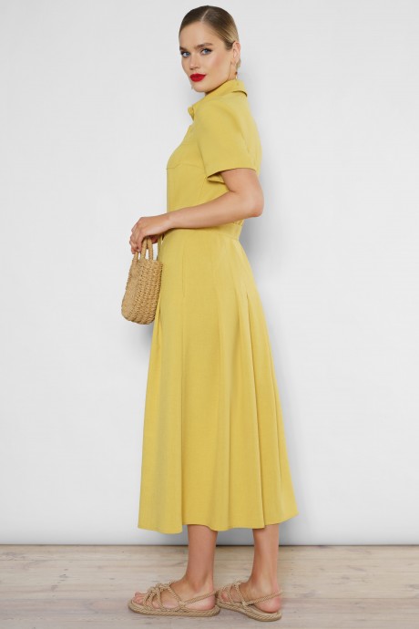 Платье ЮРС 23-130-2 желтый размер 44-54 #5