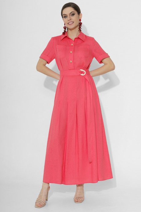 Платье ЮРС 23-130-3 красный размер 44-54 #2