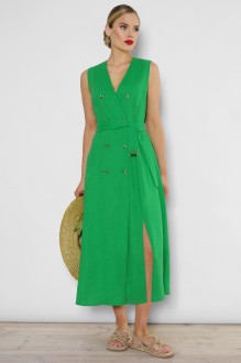 Платье ЮРС 23-131-1 зеленый #1