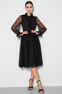 Вечернее платье ЮРС 23-145-1 черный #1