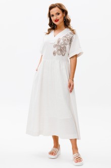 Платье ЮРС 22-860-1 белый #1