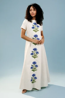 Платье ЮРС 26-682 -1 натуральное