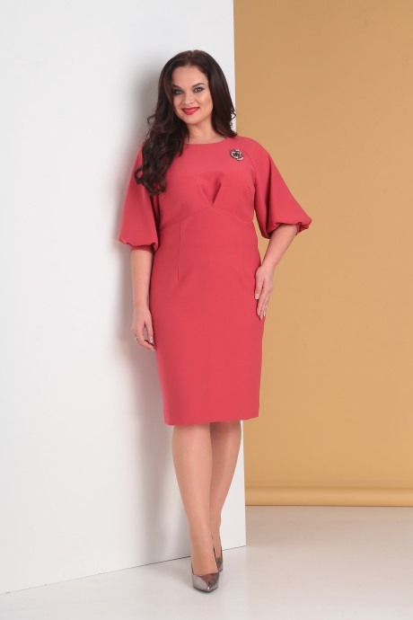 Вечернее платье Moda-Versal 2015 алый размер 46-52 #2