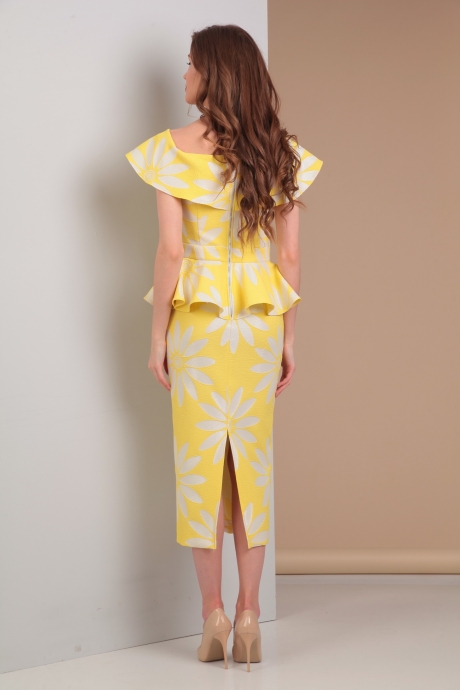 Вечернее платье Moda-Versal 1860 желтый размер 44-50 #3
