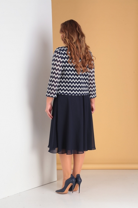 Вечернее платье Moda-Versal 2094 темно-синий размер 52-58 #2
