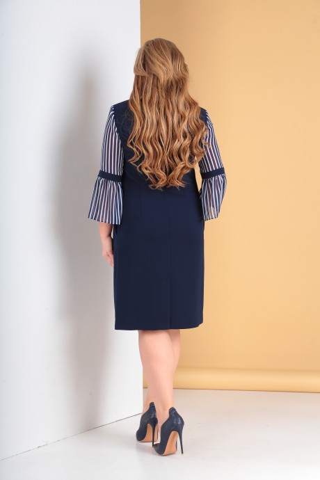 Вечернее платье Moda-Versal 1812 темно-синий размер 48-54 #3