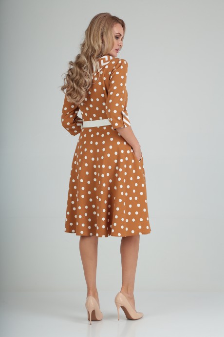 Платье Moda-Versal 2181 горчица размер 46-54 #5