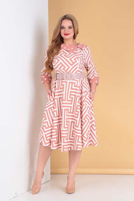 Платье Moda-Versal 2181 пудра размер 46-54 #1