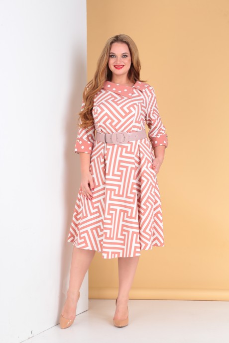 Платье Moda-Versal 2181 пудра размер 46-54 #3