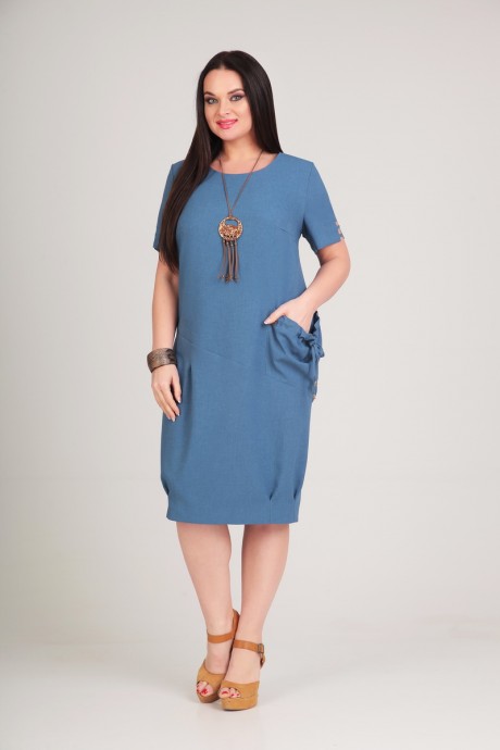 Платье Moda-Versal 1761 синий размер 56-62 #1