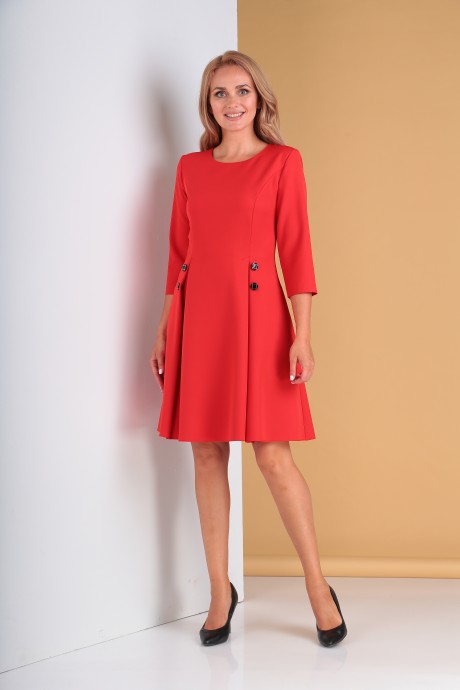 Вечернее платье Moda-Versal 2220 красный размер 46-52 #1