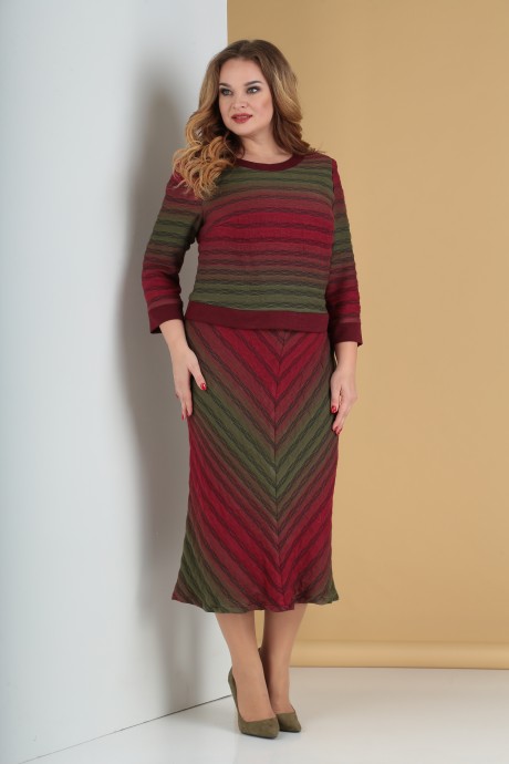 Вечернее платье Moda-Versal 2238 красный размер 48-54 #2