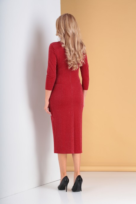 Платье Moda-Versal 1986 красный размер 46-52 #6