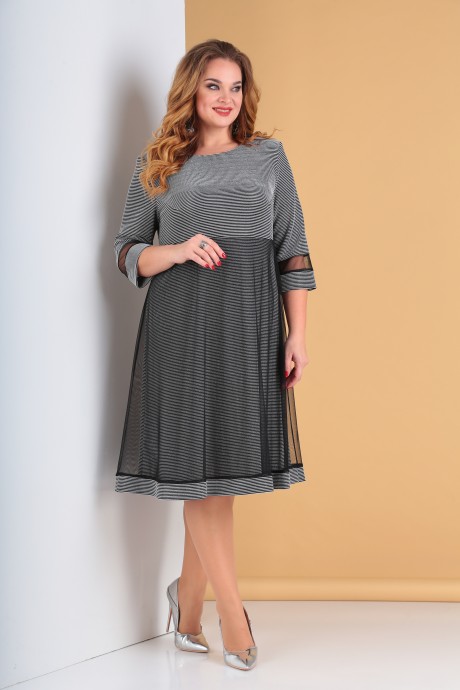 Вечернее платье Moda-Versal 2115 серебро размер 50-56 #6