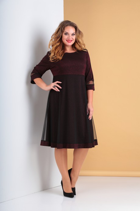Вечернее платье Moda-Versal 2115 вишневый размер 50-56 #1