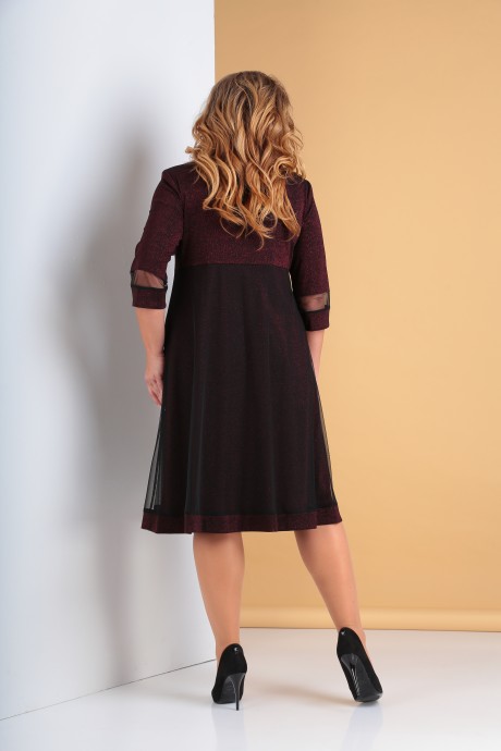 Вечернее платье Moda-Versal 2115 вишневый размер 50-56 #6
