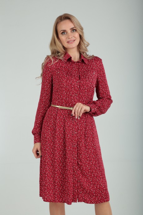 Платье Moda-Versal 2147 красный размер 44-52 #5