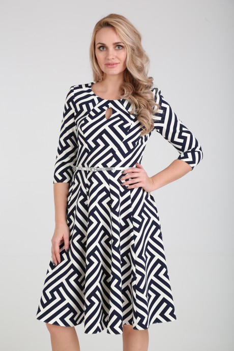 Платье Moda-Versal 2275 темно-синий размер 46-52 #4