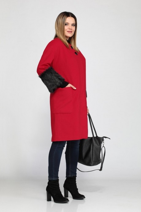 Пальто Lady Secret 6218.1 красный размер 52-56 #2