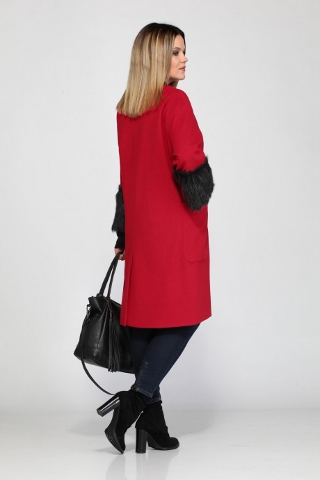 Пальто Lady Secret 6218.1 красный размер 52-56 #3
