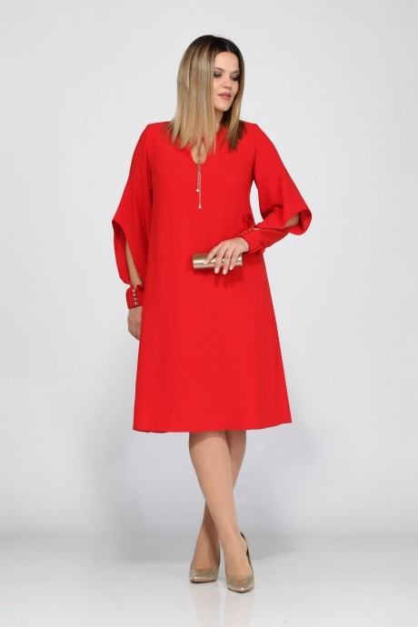 Вечернее платье Lady Secret 3543 красный размер 52-56 #2