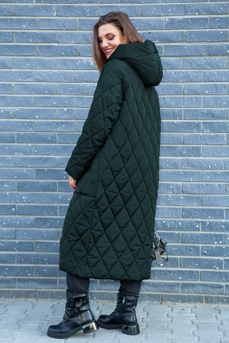 Пальто Lady Secret 5006 Зеленый перламутр размер 54-58 #4