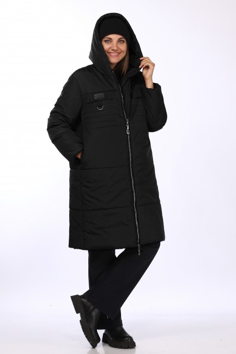 Пальто Lady Secret 8288 черный размер 50-54 #2