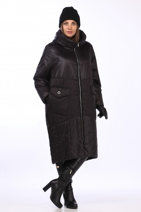 Пальто Lady Secret 5023 черный размер 56-60 #3