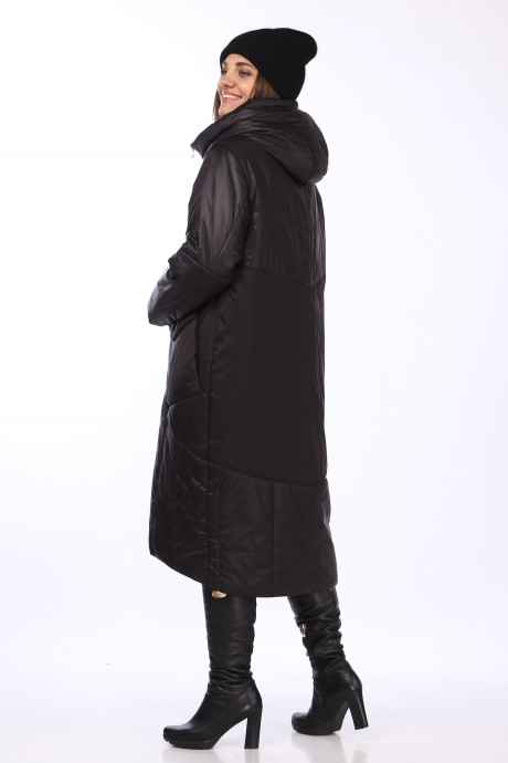 Пальто Lady Secret 5023 черный размер 56-60 #4