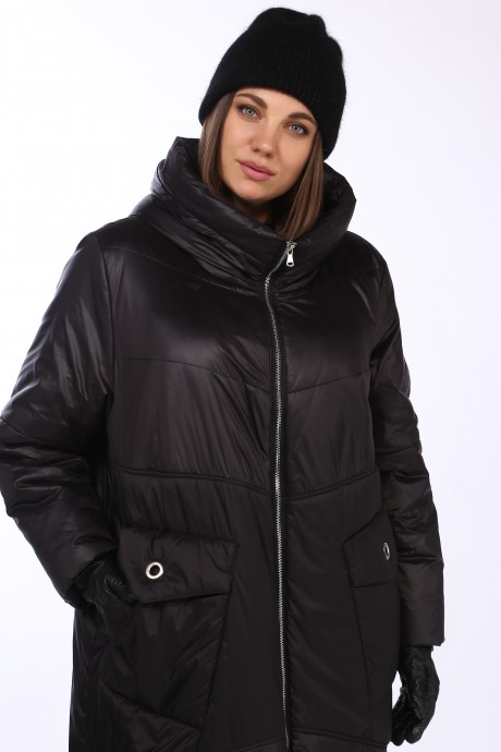 Пальто Lady Secret 5023 черный размер 56-60 #7