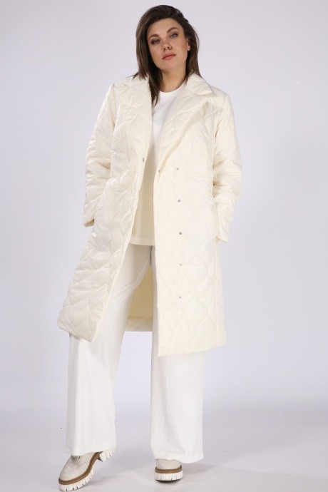 Пальто Lady Secret 5027 молочный размер 48-54 #2