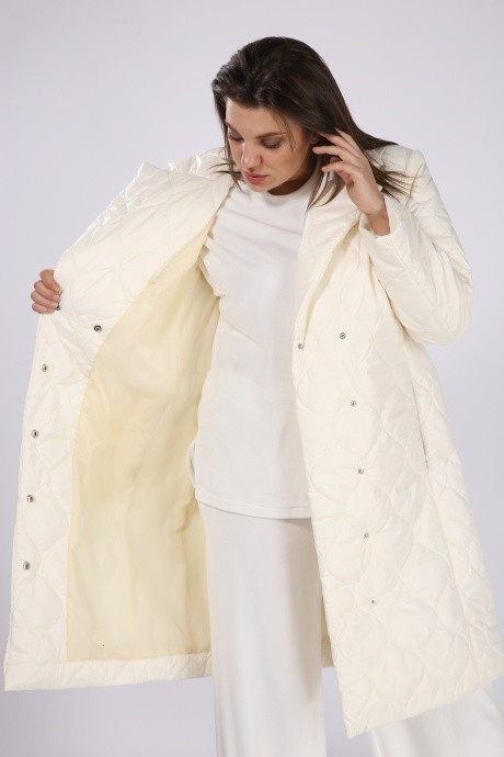 Пальто Lady Secret 5027 молочный размер 48-54 #3