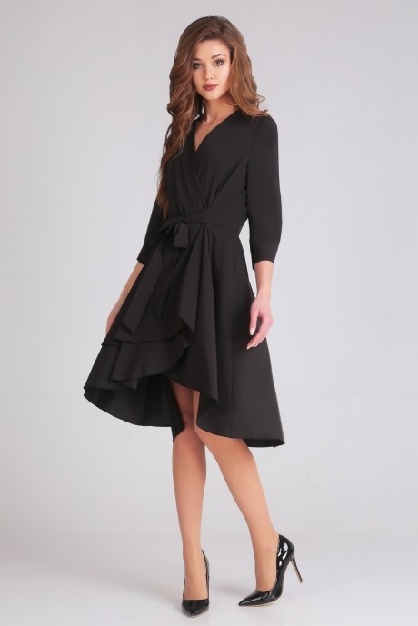 Вечернее платье Асолия 2395 черный размер 44-48 #1