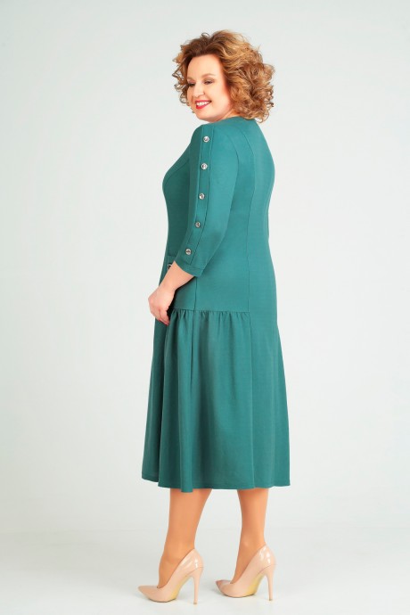 Платье Асолия 2464 зеленый размер 52-56 #2