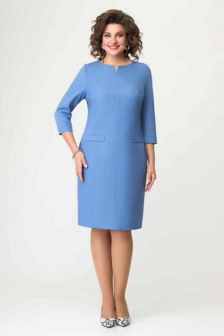 Платье Асолия 2604 голубой размер 46 #1