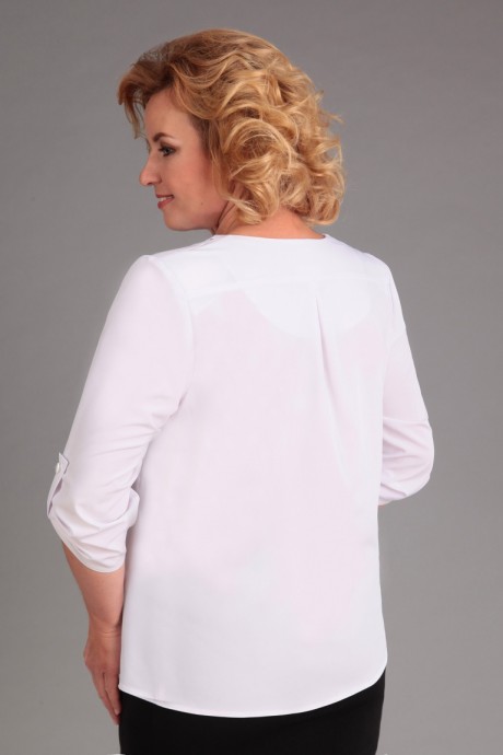 Блузка Асолия 4088 белый размер 52-62 #2